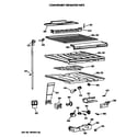 Hotpoint CTE18GASTRWH compartment separator parts diagram