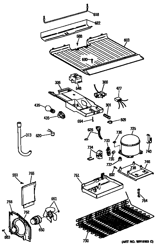 Hotpoint CTX16CATDLAD unit diagram