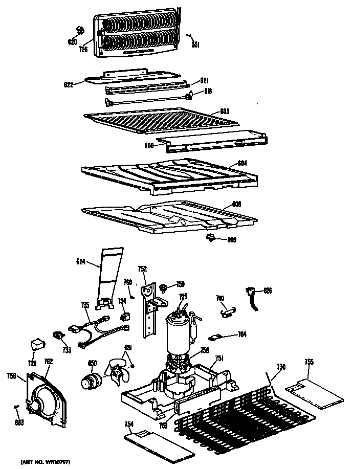 Hotpoint CTX18EKER unit diagram