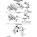 Hotpoint WLW3000BAL backsplash assembly diagram