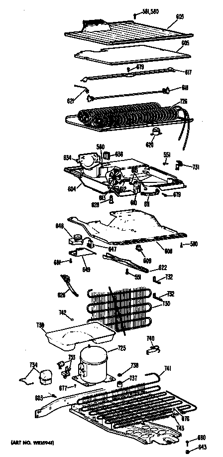 Hotpoint CTF14EGC unit diagram