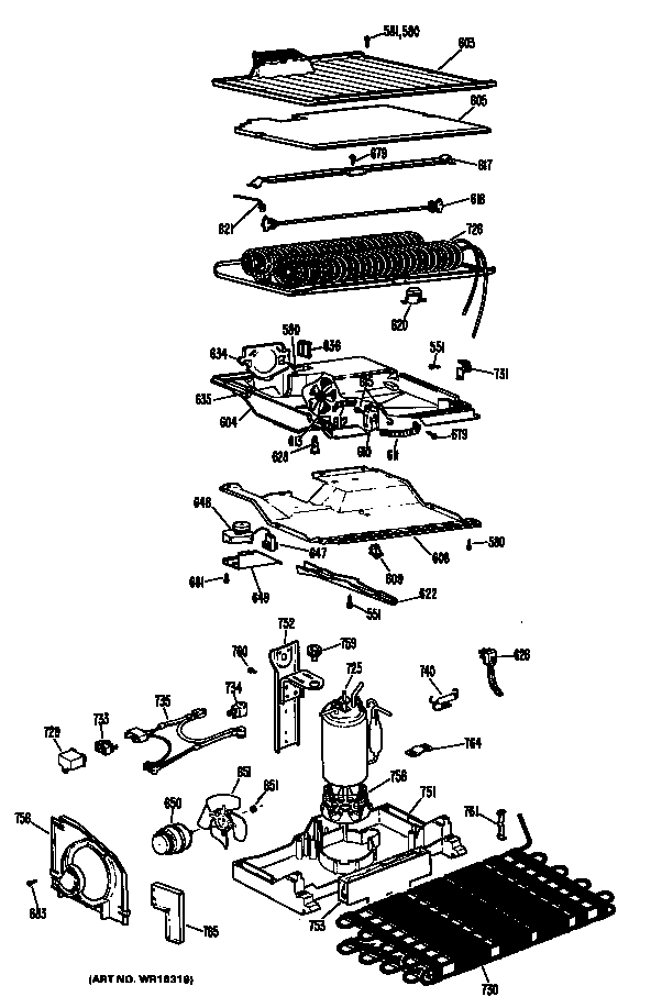Hotpoint CTF16CJBL unit diagram