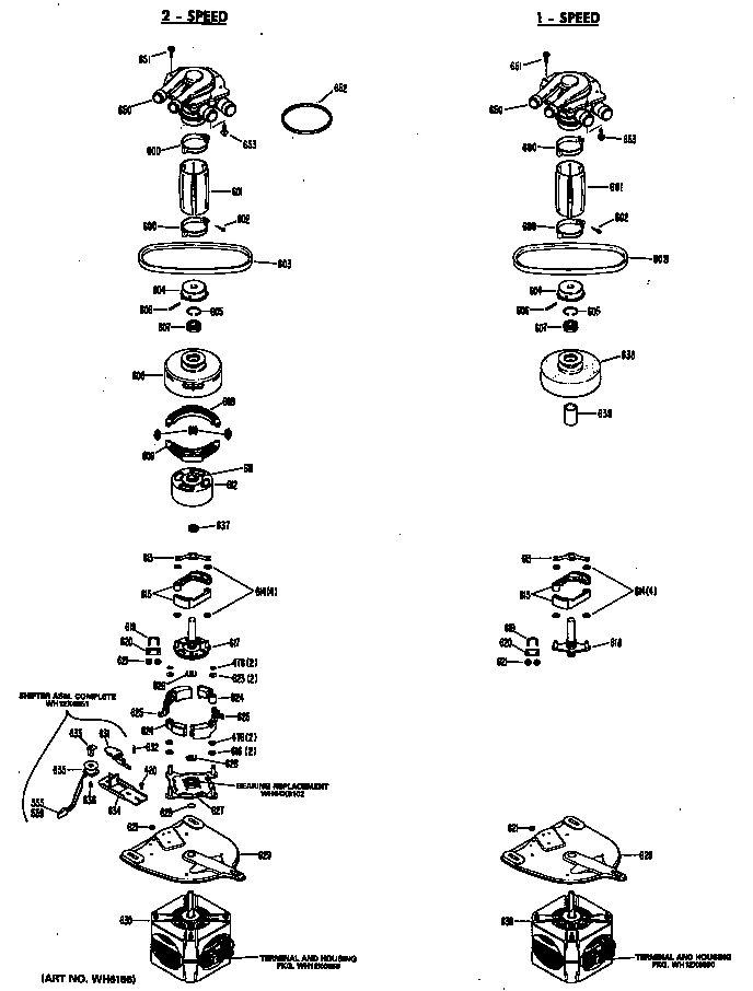 Hotpoint WLW4700BNL 2 - speed diagram