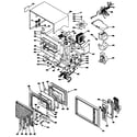 Hotpoint RE55C001 oven assembly diagram