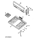 Hotpoint RGB524GES2 cooktop diagram