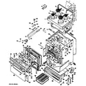 Hotpoint RH758*V9 range assembly diagram