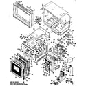 Hotpoint RH966G*Y6 oven assembly diagram