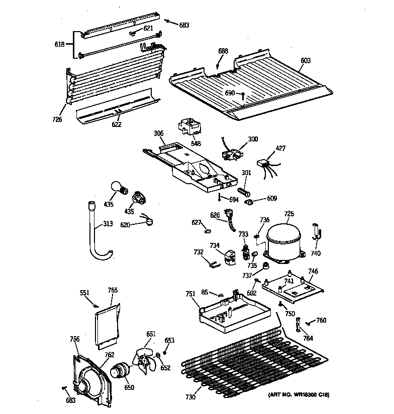 Kenmore 36368432894 unit parts diagram