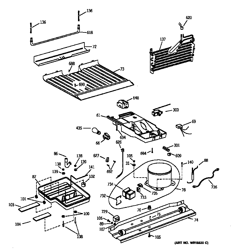 Kenmore 36339457991 unit parts diagram