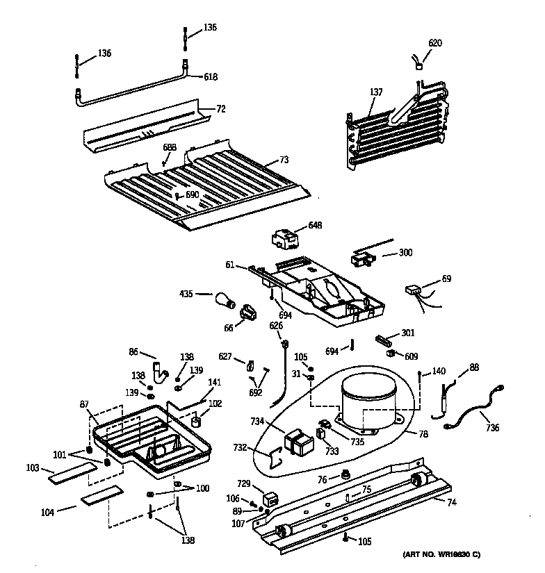 Kenmore 36339409990 unit parts diagram