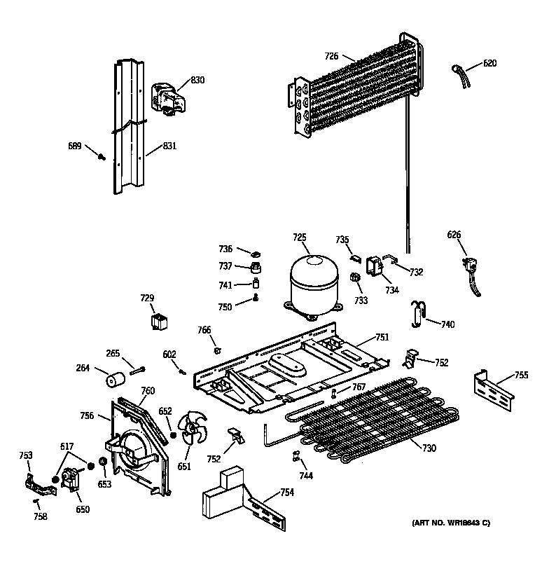Kenmore 36378567896 unit parts diagram
