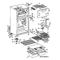 GE TBG16DACCRWW cabinet diagram