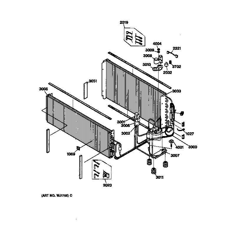 GE AZ32H07E4CM1 condenser diagram