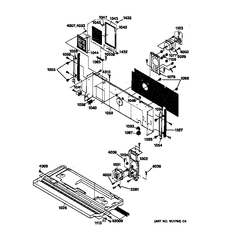 GE AZ22E15D2CM1 interior diagram