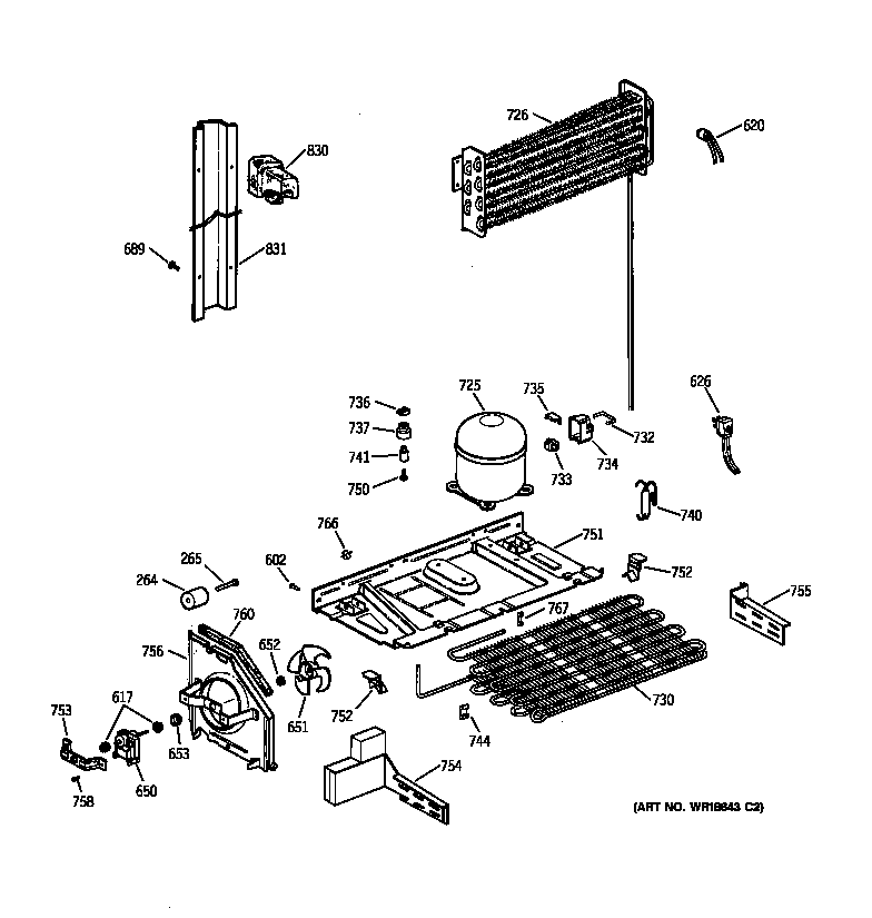 Kenmore 36379965991 unit parts diagram
