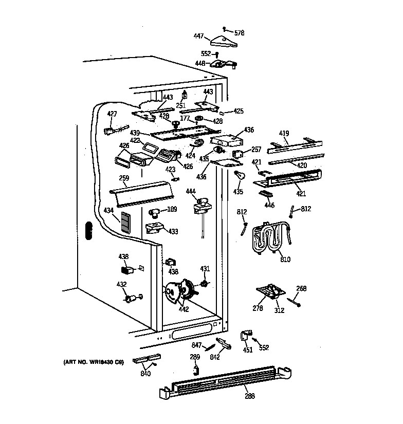 Kenmore 36358477893 fresh food section diagram