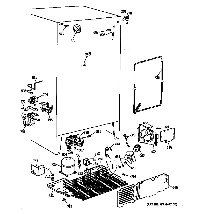 Kenmore 36359572991 unit parts diagram