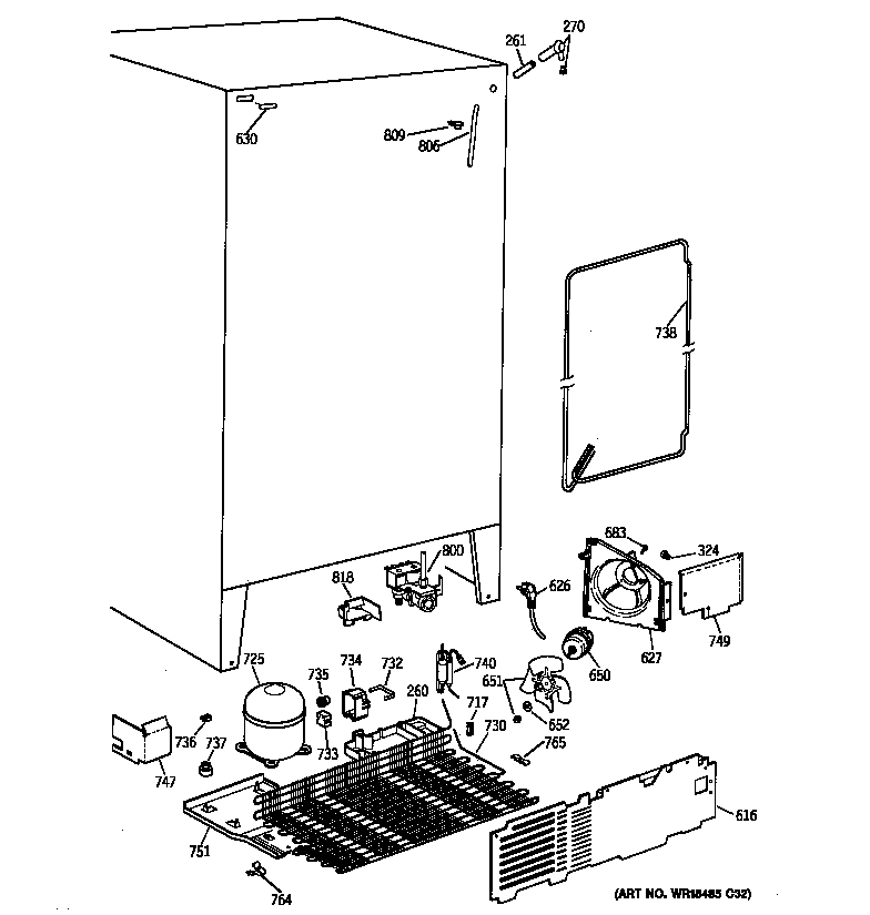 Kenmore 36359551991 unit parts diagram