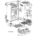 GE TBT16DAXPRWH cabinet diagram