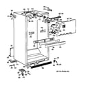 GE TBT25JAXFRAA cabinet parts diagram