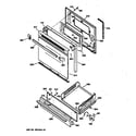 GE JGBS22BEW2AD door & drawer parts diagram