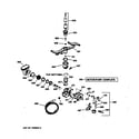 GE GSD4110Y72AA motor-pump mechanism diagram