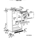 GE TBX22JASPRWH cabinet parts diagram