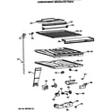 GE TBX22JASPRWH compartment separation parts diagram