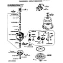 GE WWA8990SALAA transmission - complete breakdown diagram