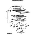 GE TBH21DASRRWH compartment separator parts diagram