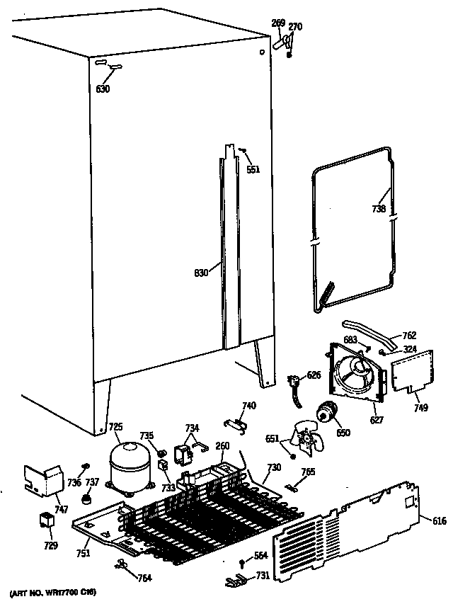 GE TFX22ZASMAD unit diagram
