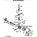 GE GSD980T-60WW motor-pump mechanism diagram