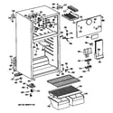 GE TBX14SATBLAD cabinet diagram