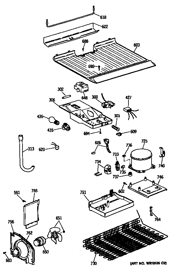 GE TBX14SYTBLWH unit diagram