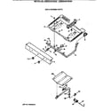 GE JGBS04EV3WH gas & burner parts diagram