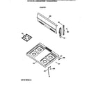 GE JGBS04EV3WH cooktop diagram