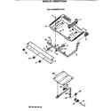 GE JGBS07EV3WW gas & burner parts diagram