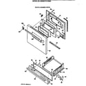 GE JGBS07EV3WW door & drawer parts diagram