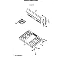 GE JGBS07EV3WW cooktop diagram