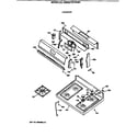 GE JGBS21EV4WH cooktop diagram