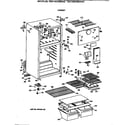 GE TBG14DAZBRAD cabinet diagram