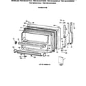 GE TBX19DAXGRAA freezer door diagram