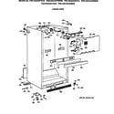 GE TBX19DAXGRAA cabinet parts diagram