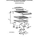 GE TBX19DAXGRAA compartment separator parts diagram