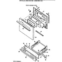 GE JGBS21SEV1WH door & drawer parts diagram