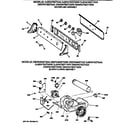 GE DWXR473GT1WW backsplash assembly diagram