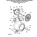 GE DWXR473GT1WW drum diagram