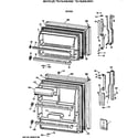 GE TBJ16JAXLRWH doors diagram