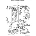 GE TBJ16JAXLRWH cabinet diagram