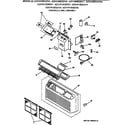 GE AZ31H09D2DV1 controls & grill assembly diagram
